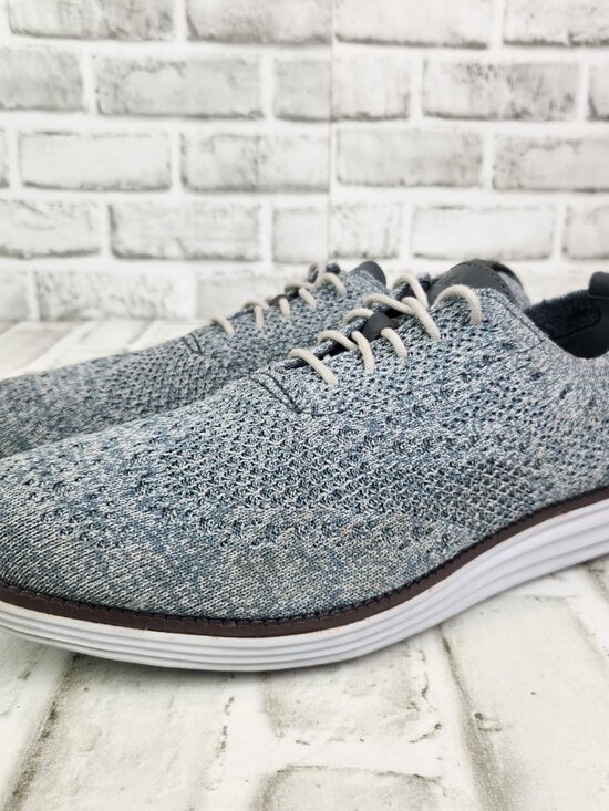 Cole Haan Original Grand StitchLite Men\'s Sz 9.5 Gray Oxford Casual Shoes C36872 main image 6